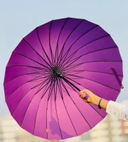 ২৪ শিকের প্রিমিয়াম ছাতা MOON ( Purple Color )